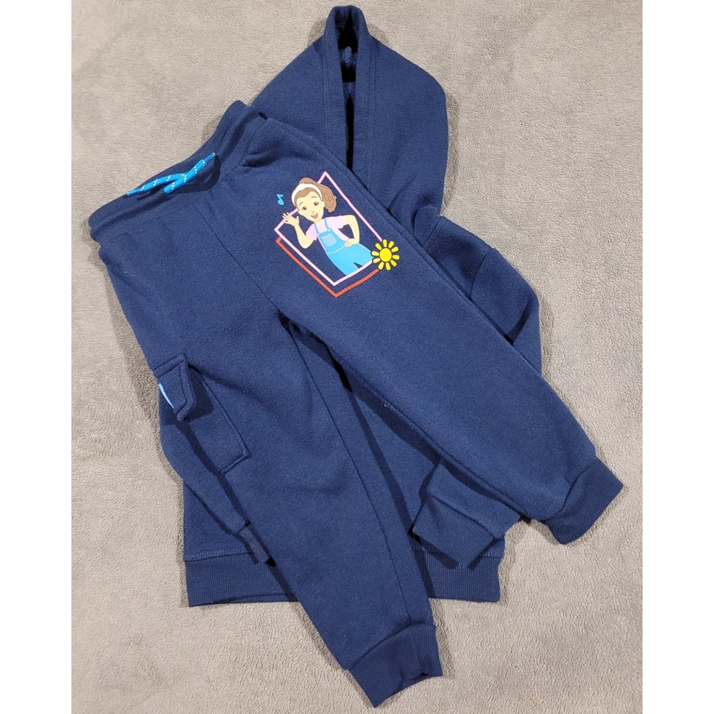 Ms. Rachel Toddler Boys 2-Piece Graphic Hoodie and Jogger Pants Set Size 2T
